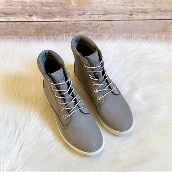 Timberland Grey Dausette Sneaker Boots - Picture 7 of 8